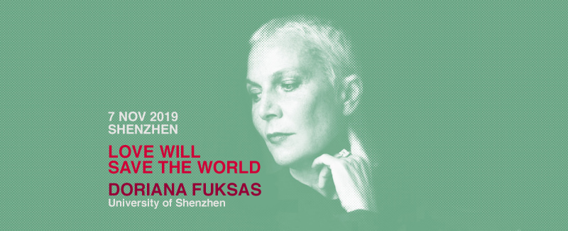 多莉安娜·福克萨斯于中国深圳大学举办“用爱拯救世界”大师讲座2019年11月7日