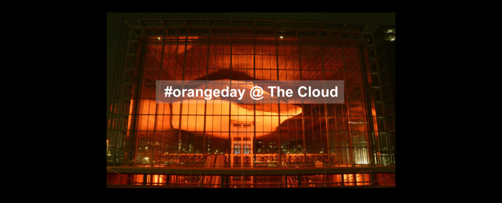 #orangeday at Eur Convention Center “The Cloud” 2020, November 26