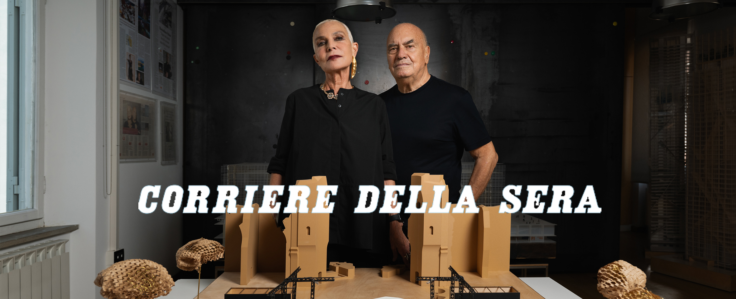 Doriana and Massimiliano Fuksas interviewed on Corriere della Sera2024, June 16